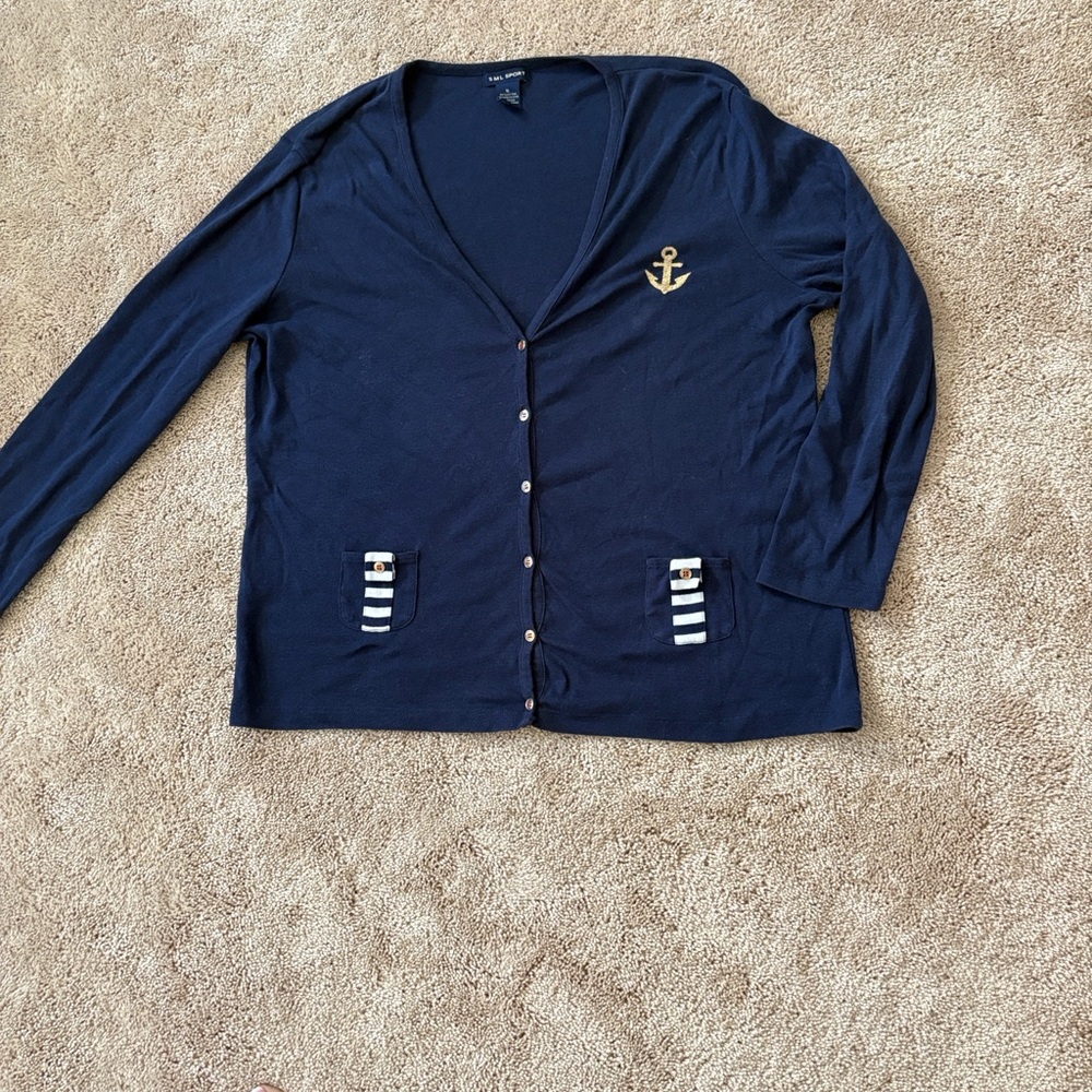 SML Sport Navy Blue Top